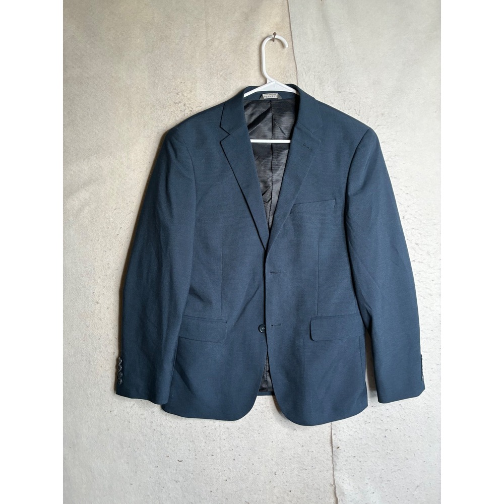 Caravelli Slim Harry 2B Navy Blue Blazer Suit Jacket Mens 36S S6-1112U